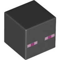 Lego hlava, černá (6103093, 6162466)